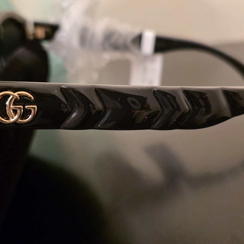 Gucci Black Cat-Eye Sunglasses 56mm - Picture 5 of 10